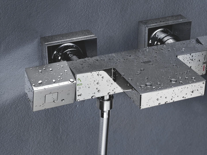 Змішувач для ванни з термостатом Grohe Grohtherm Cube (34497000) - изображение 10