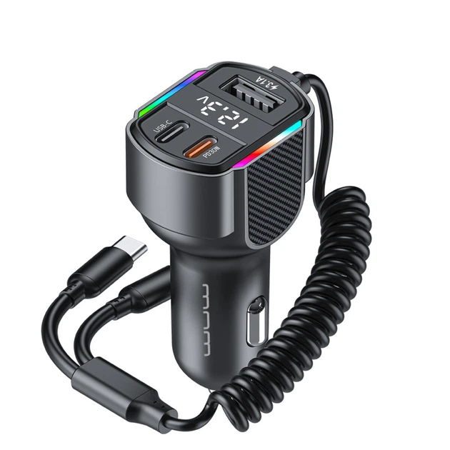 АЗП з FM-модулятором WUW-C220 Black (6972573337408) - изображение 3