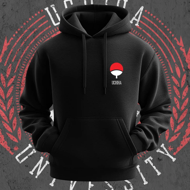 Худі з принтом Наруто - Uchiha Univesity Red Розмір M HD0733-2 - зображення 2