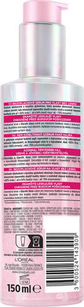 Serum do włosów L'Oreal Paris Elseve Glycolic Gloss bez spłukiwania 150 ml (3600524143909) - obraz 2