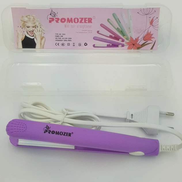 Мини Щипцы Гофре ProMozer MZ-7052 для создания прикорневого объема Purple - Фото 4 Мини Щипцы Гофре ProMozer MZ-7052 для создания прикорневого объема Purple - изображение 4