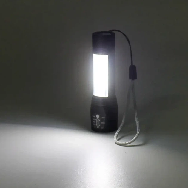 Ручной светодиодный фонарь BL-911 карманный аккумуляторный с зарядкой USB - изображение 8