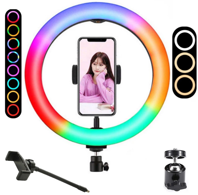 Кольцевая LED лампа USB 26cm для селфи RING LIGHT - Фото 2 Кольцевая LED лампа USB 26cm для селфи RING LIGHT - изображение 2