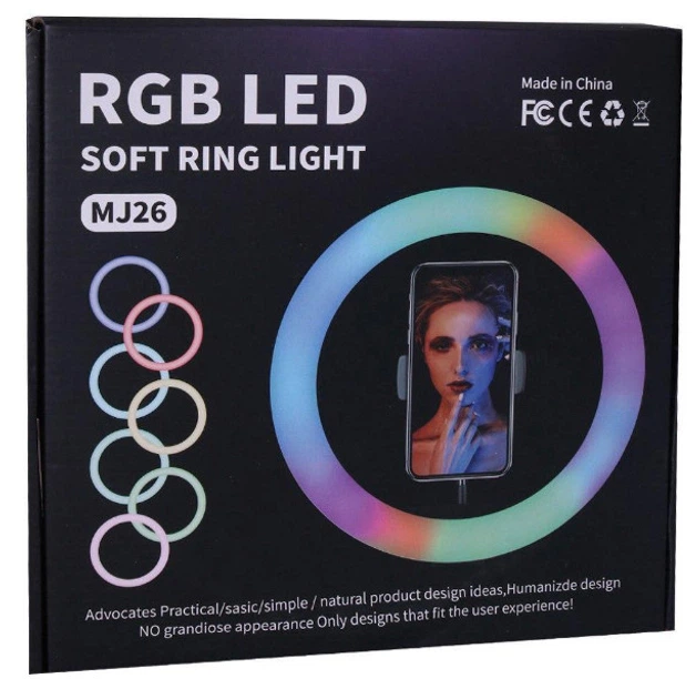 Кольцевая LED лампа USB 26cm для селфи RING LIGHT - Фото 5 Кольцевая LED лампа USB 26cm для селфи RING LIGHT - изображение 5