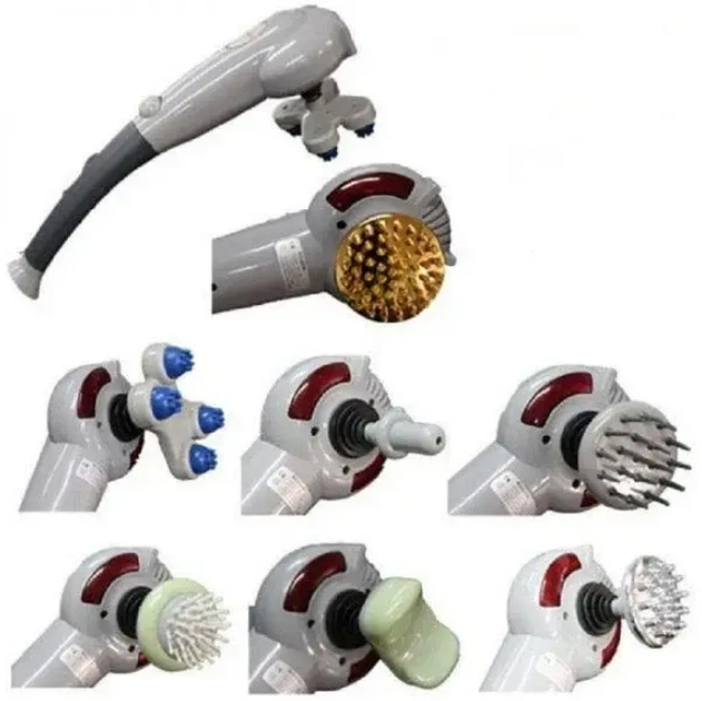 Массажер для всего тела 8 в 1 Maxtop Magic Massager для массажа мышц, суставов с инфракрасным излучением ручной - изображение 3