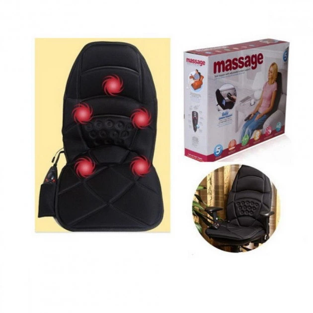 Накидка на сиденье авто с подогревом HB Massage Robot Cushion Pro Black - изображение 3