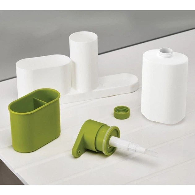 Органайзер для кухонной раковины Sink Tidy Sey, дозатор жидкого мыла и подставка для кухни под мочалки - изображение 4