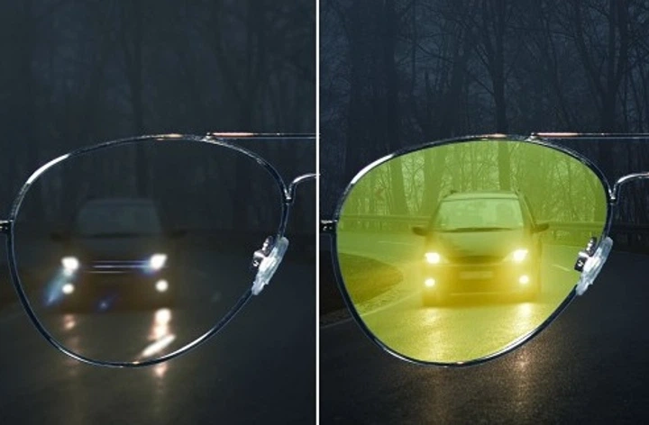 Желтые очки для водителей ночного видения Night View Glasses / Антибликовые очки для водителей - изображение 2