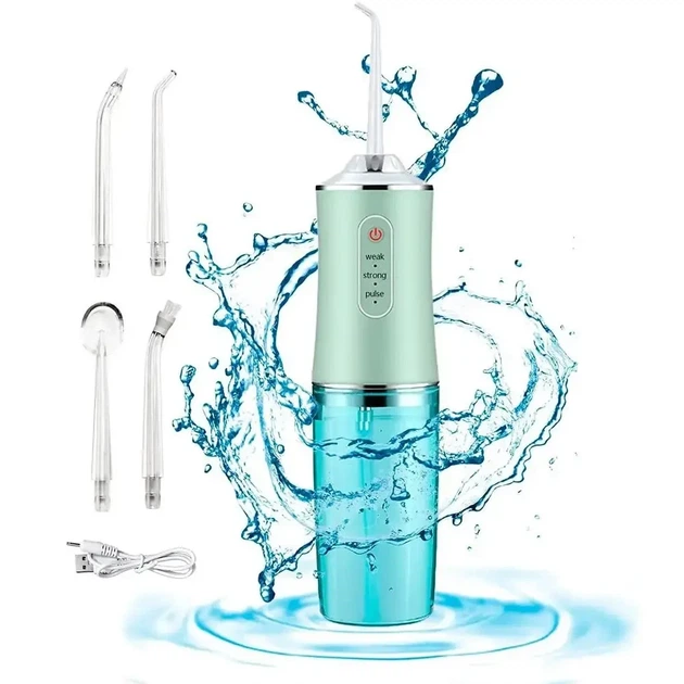 Бытовая USB для полости рта Portable Oral Irrigator UKC Мятный - изображение 2