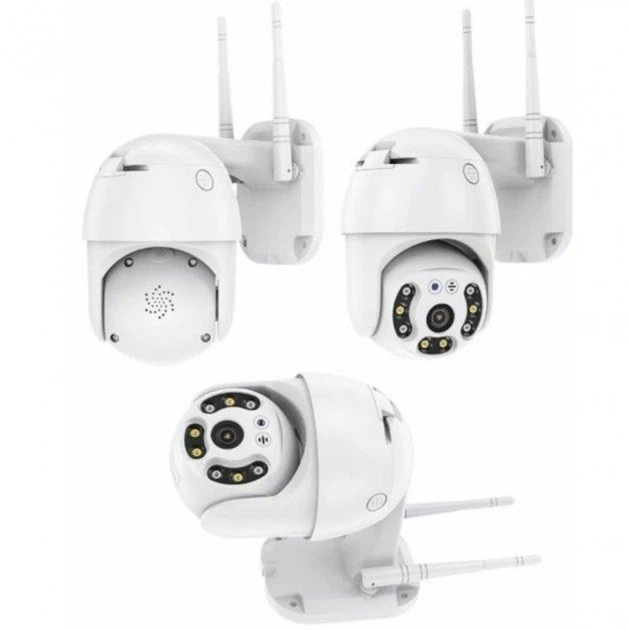Камера видеонаблюдения уличная PTZ WiFi Outdoor Camera ICSEE 5MP Белый - изображение 2