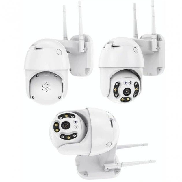 Камера видеонаблюдения уличная PTZ WiFi Outdoor Camera ICSEE 5MP Белый - изображение 7