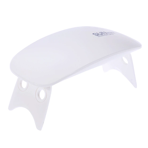 Лампа для нігтів, ультрафіолетова сушка для манікюру SUN mini 6W UV/LED Біла - зображення 2