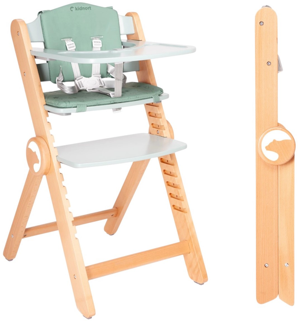 Стільчик для годування Kidnort Drömmer зелений (5902983625728) - зображення 1