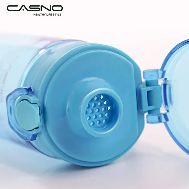 Бутылка для воды CASNO 650 мл KXN-1157 Голубая - изображение 6