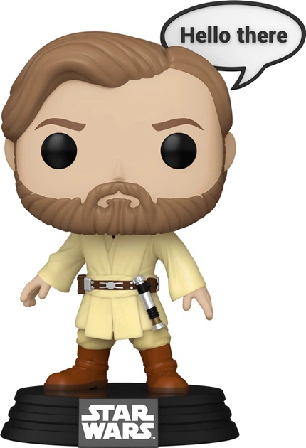 Фігурка Funko POP Star Wars: Sayings - Obi-Wan Kenobi (Hello There) 83595 (889698835954) - зображення 2