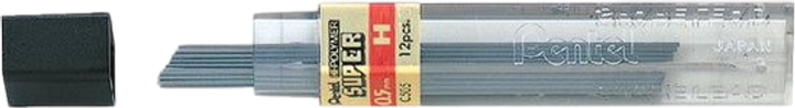 Набір грифів для олівця Pentel 0.5 мм 12 шт (ZES4902506042330) - зображення 1