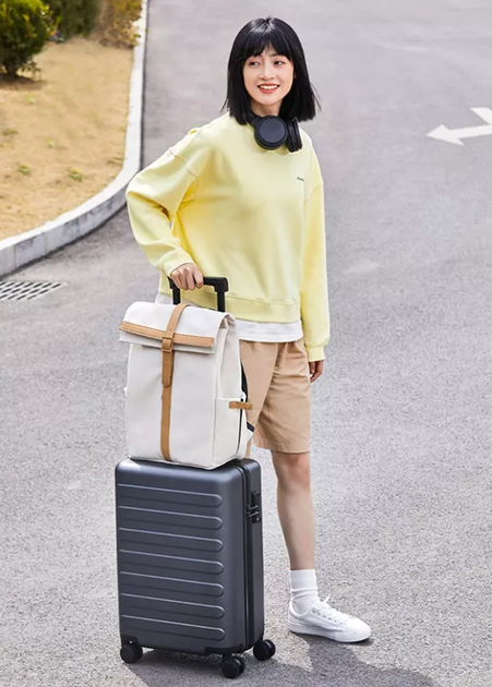 Валіза Xiaomi Ninetygo Business Travel 20" 33 літри (6970055346672) чорний - зображення 6