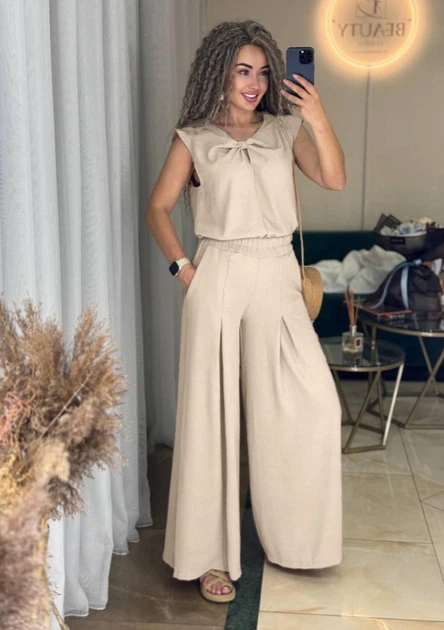 Fashions • Костюм жіночий Elen Fashions 52-54 бежевий (9329-ді) - Фото 7 Fashions • Костюм жіночий Elen Fashions 52-54 бежевий (9329-ді) - зображення 7