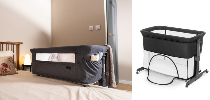 Дорожнє ліжечко Kidnort Snäckskal сіре (DD-100137) (5902983625599) - зображення 13