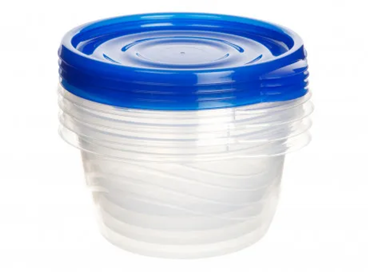 Набір контейнерів Sistema Small Bowl 4 x 760 мл (9414202541154) - зображення 3