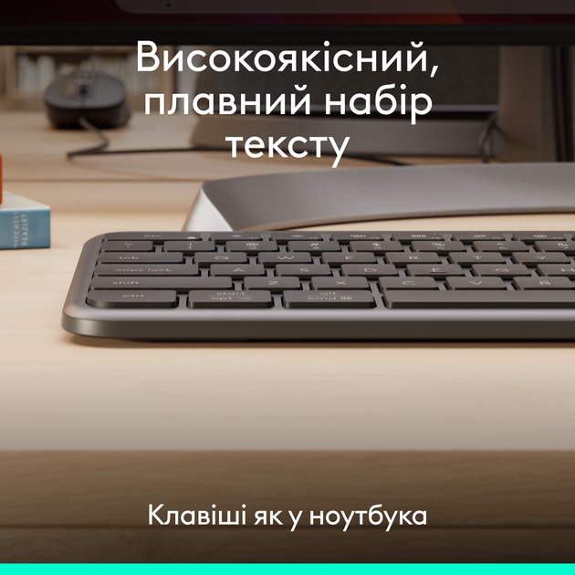 Клавиатура проводная Logitech Signature Slim&nbsp;K620 USB Graphite (920-013333) - изображение 3