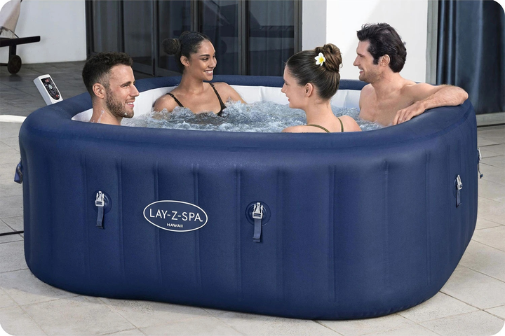 Jacuzzi dmuchane Bestway 180 x 71 cm 6-osobowe 6001H Lay-Z Miami (6941607369470) - obraz 4