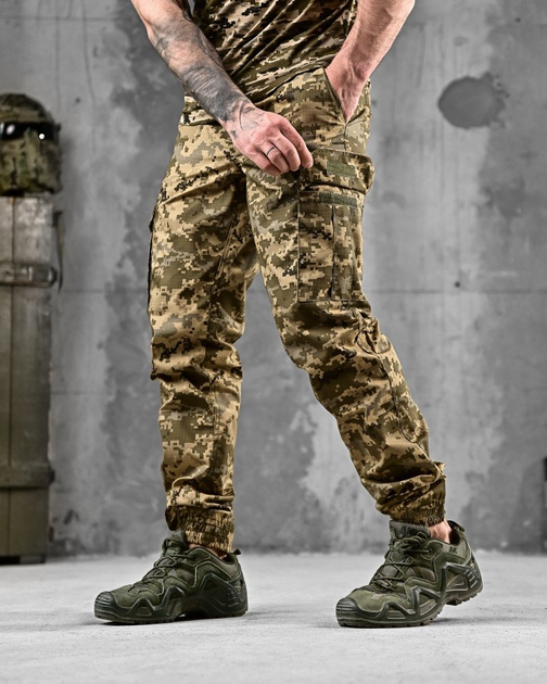 Тактический летний комплект 3 в 1 футболка, бейсболка, штаны, полномерные Combat Tactical Пиксель S - изображение 5