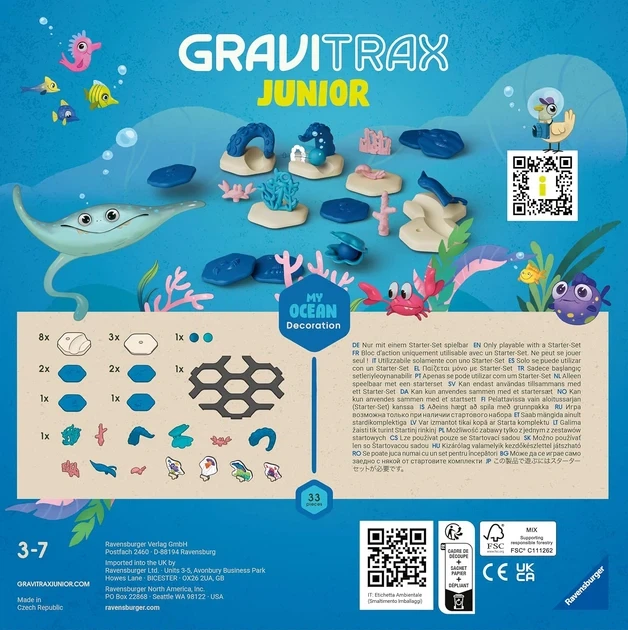 Дополнительный набор GraviTrax Junior Ocean 27400 - Фото 2 Дополнительный набор GraviTrax Junior Ocean 27400 - изображение 2