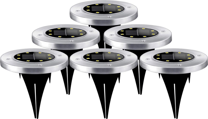 Lampy ogrodowe Ilumen LS-104 solarne 6 szt (5903890622572) - obraz 1
