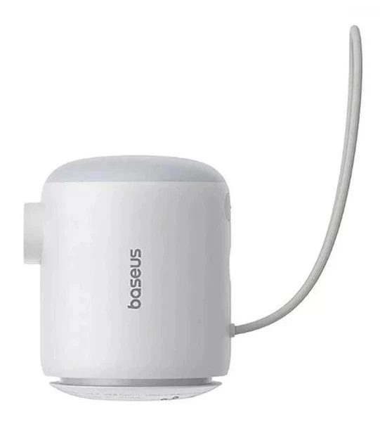 Насос Baseus Mini Inflator Air Pump , Туристичний Акумуляторний насос для надувних виробів + Ліхтарик - зображення 3