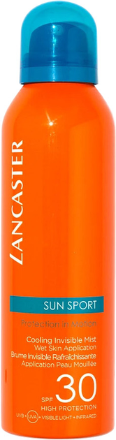 Mgiełka do opalania Lancaster Sun beauty Sport Bruma Invisible Refrescante SPF30 200 ml (3616306643048) - obraz 1