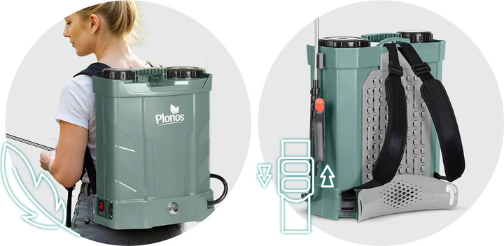 Обприскувач акумуляторний Plonos PL-602 Green (5903890626723) - зображення 7