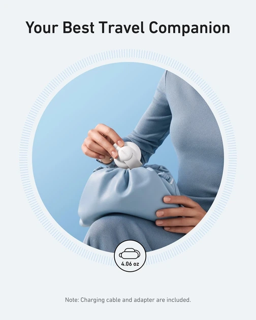 Ładowarka bezprzewodowa Anker MagGo Wireless Charging Pad 15W 3-in-1 Foldable White (B25M8H21) - obraz 6