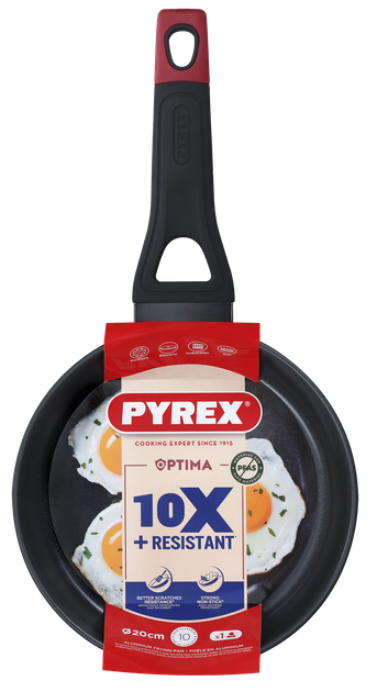 Сковорода Pyrex Optima 20 см без кришки - Фото 3 Сковорода Pyrex Optima 20 см без кришки - зображення 3