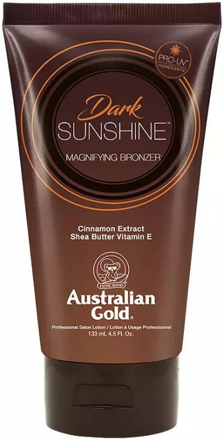Бальзам для автозасмаги Australian Gold Sunshine Dark Magnifying 133 мл (895531010174) - зображення 1