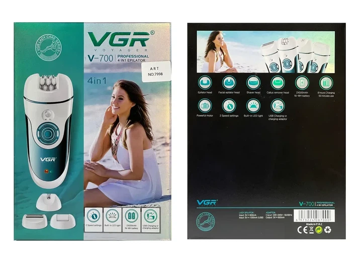 Эпилятор VGR V-700 4в1 - изображение 9
