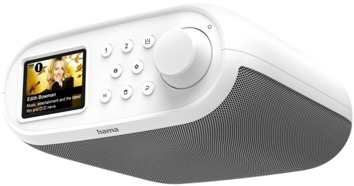 Радіоприймач Hama DIR400 White (4007249542595) - зображення 1