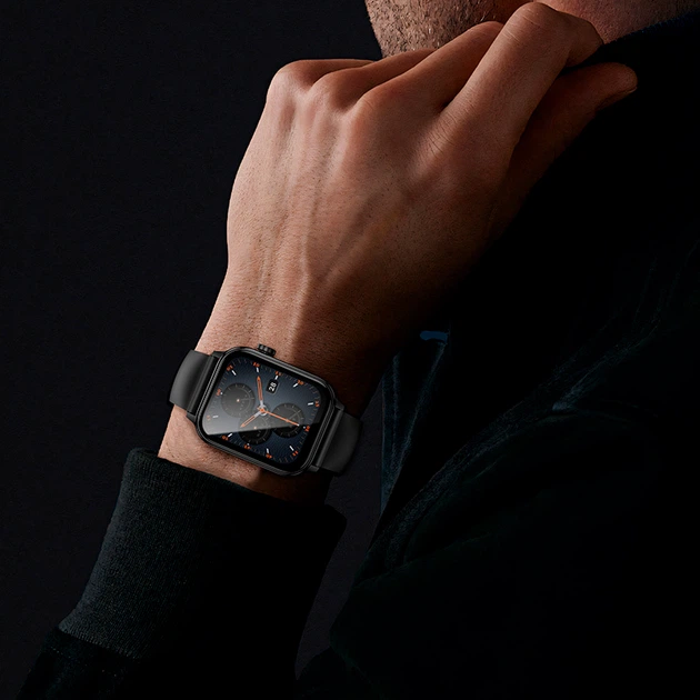 Смарт-годинник Hoco Y26 Smart sports watch (call version) Black (6942007645416) - зображення 4