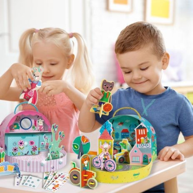 Набір Avenir Little Hands Play Box Miss Bunny's Home 108 елементів 58CH231916 (6920773319168) - зображення 3