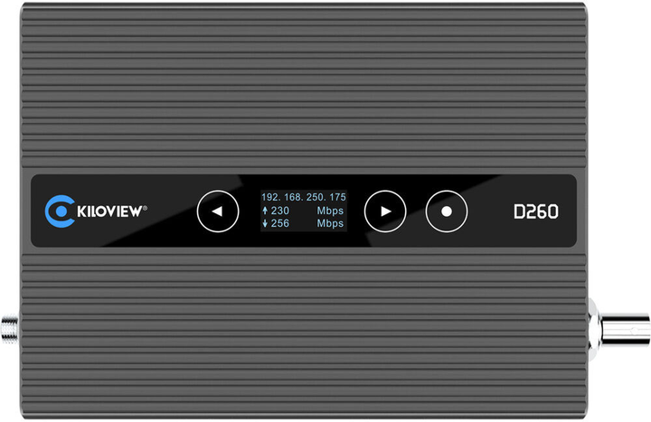 Odbiornik Kiloview D260 H.265 HD 3G-SDI + 2*HDMI Black (6970631323141) - obraz 3