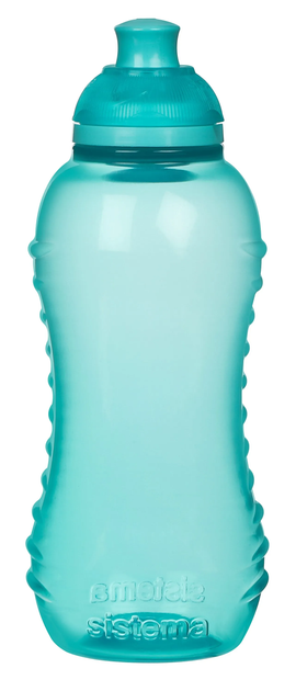 Butelka na wodę Sistema Twist ‘n’ Sip turkusowa 330 ml (9414202127938) - obraz 3