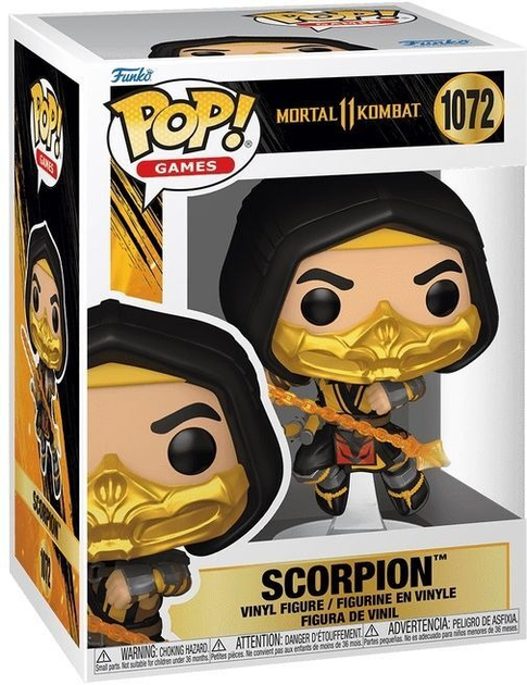 Figurka Funko pop! Skorpion (Mortal Kombat 11) 11 cm 1072 (80305) (889698803052) - obraz 1