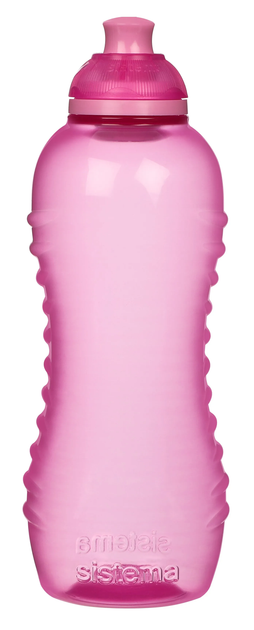 Butelka na wodę Sistema Twist ‘n’ Sip różowa 460 ml (9414202278517) - obraz 3