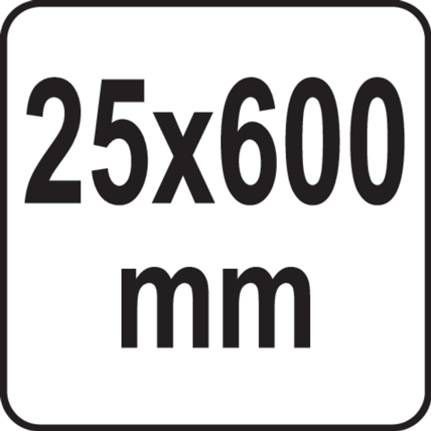 Бур YATO SDS-plus Х-тип 25 х 600/490 мм (YT-4230) - зображення 3