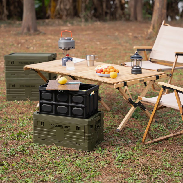 Składana skrzynia kempingowa Nils Camp NCB4007 9 l Black (5908261682285) - obraz 3