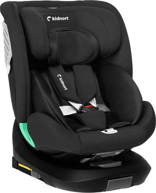 Автокрісло Kidnort Radjur DK-080137 40-150 см чорне (5902983624813) - зображення 1
