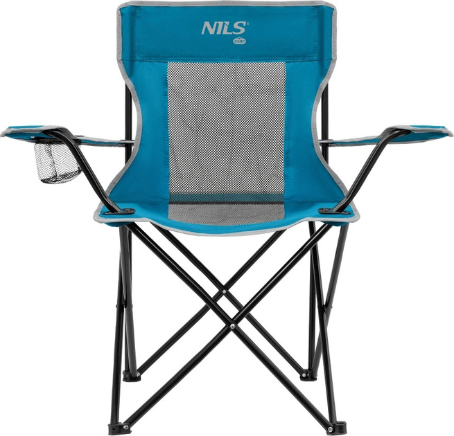Krzesło turystyczne Nils Camp NC3302 Blue-Grey (5908261680854) - obraz 1