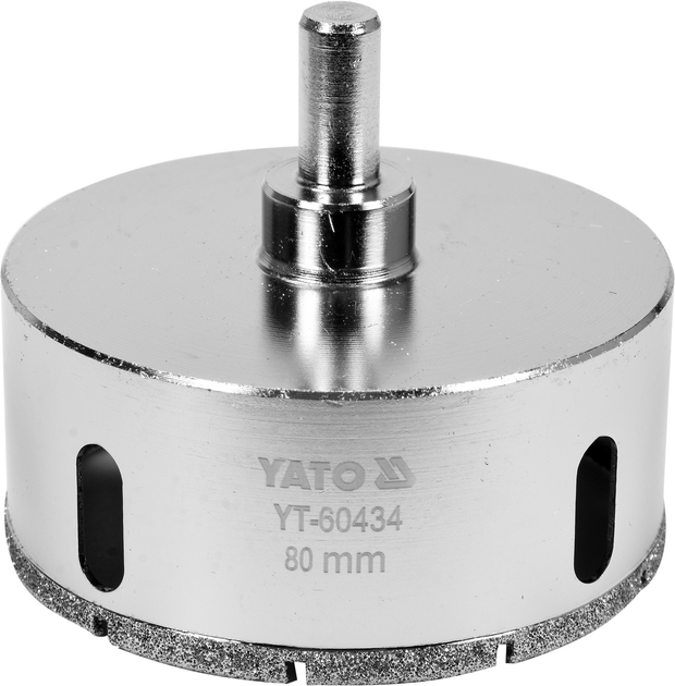 Свердло корончасте алмазне для керамограніту та кераміки YATO 80 мм (YT-60434) - зображення 2