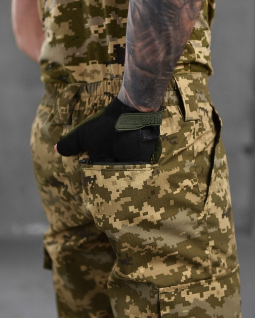 Тактический летний костюм 3 в 1 Штаны, футболка, бейсболка, полномерные Combat Tactical Пиксель S - изображение 8
