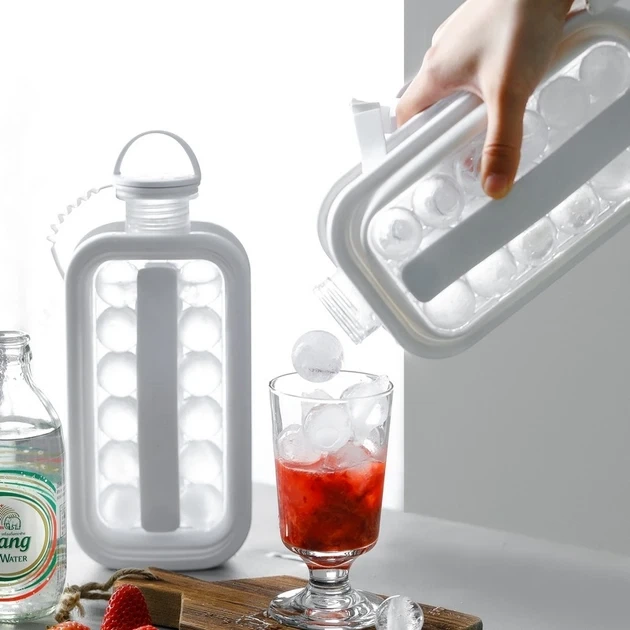 Форма силиконовая Cool Home ICE Tray для льда 17 шариков с крышкой - изображение 5
